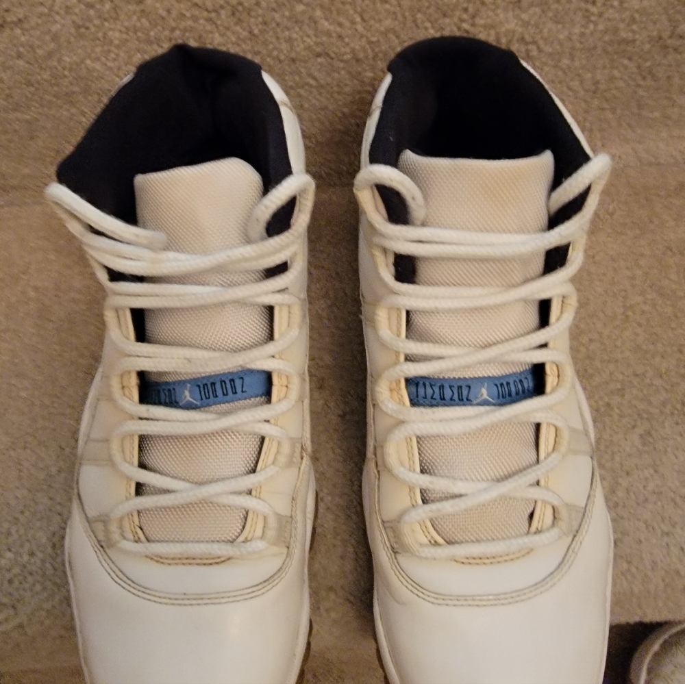 Nike Air Jordan 11 Retro Legend Blue White Sneakers 378037-117 Men's Size 11.5 - Picture 8 of 11